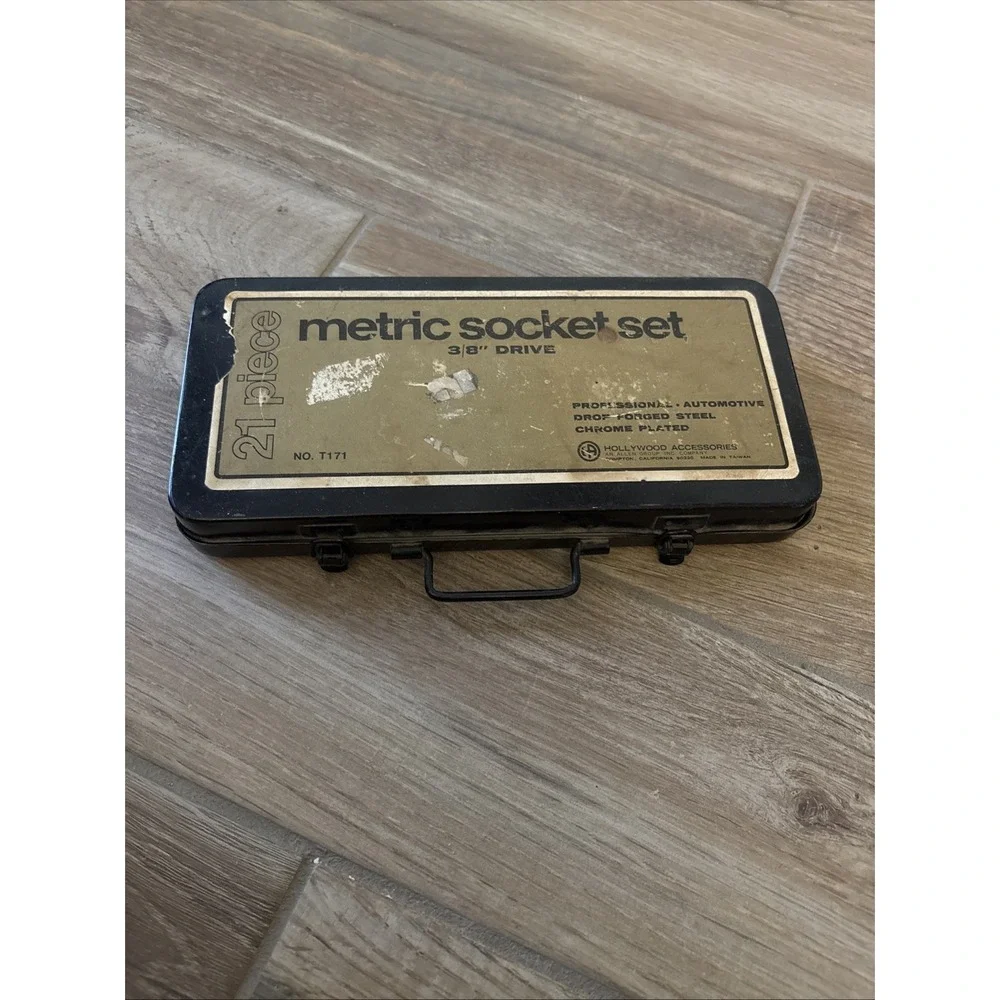 VTG Heavy Duty Mechanics 21 Piece No. T171 Socket Wrench Set 3/8
